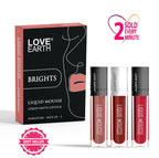 Love Earth Liquid Mousse Matte Lipstick - Brights