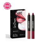 Love Earth Lip Crayon Non-Transfer Lipstick - Brights