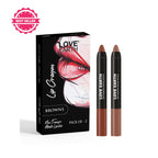 Love Earth Lip Crayon Non-Transfer Lipstick - Browns