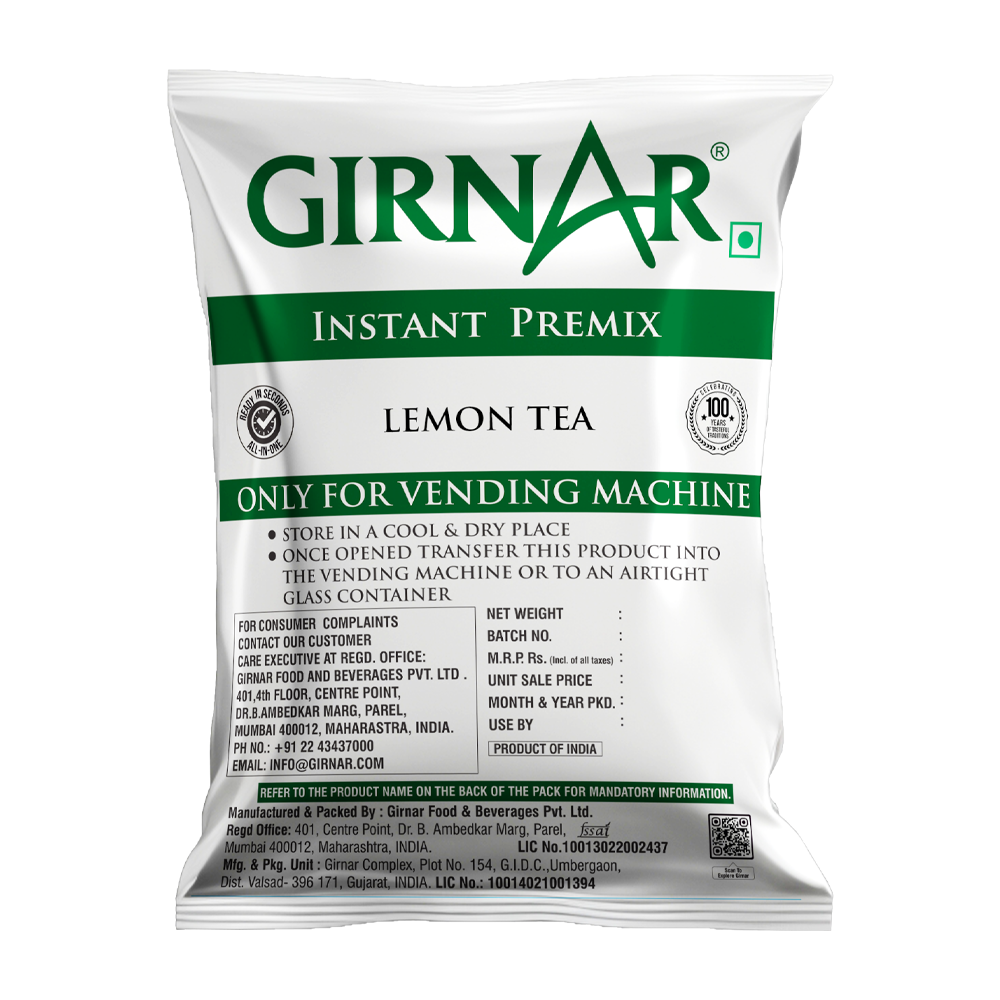 Girnar Instant Tea Premix With Lemon (1Kg Vending Pack) - Distacart