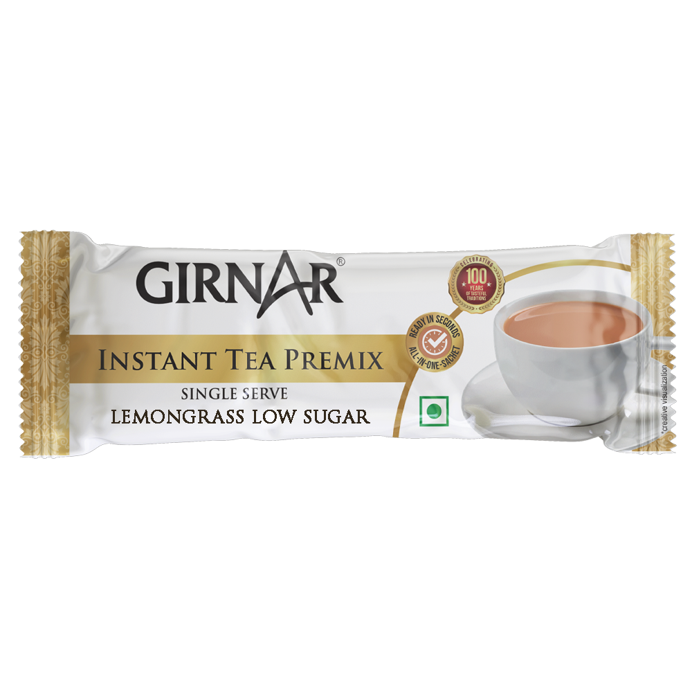 Girnar Instant Tea Premix With Lemongrass (Low Sugar) - Distacart