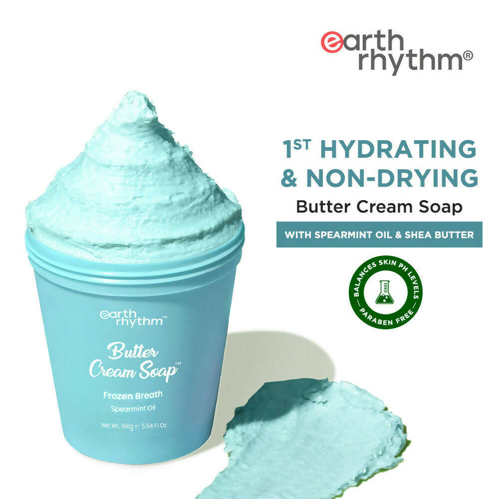 Earth Rhythm Butter Cream Shower Mousse Soap - Frozen Breath