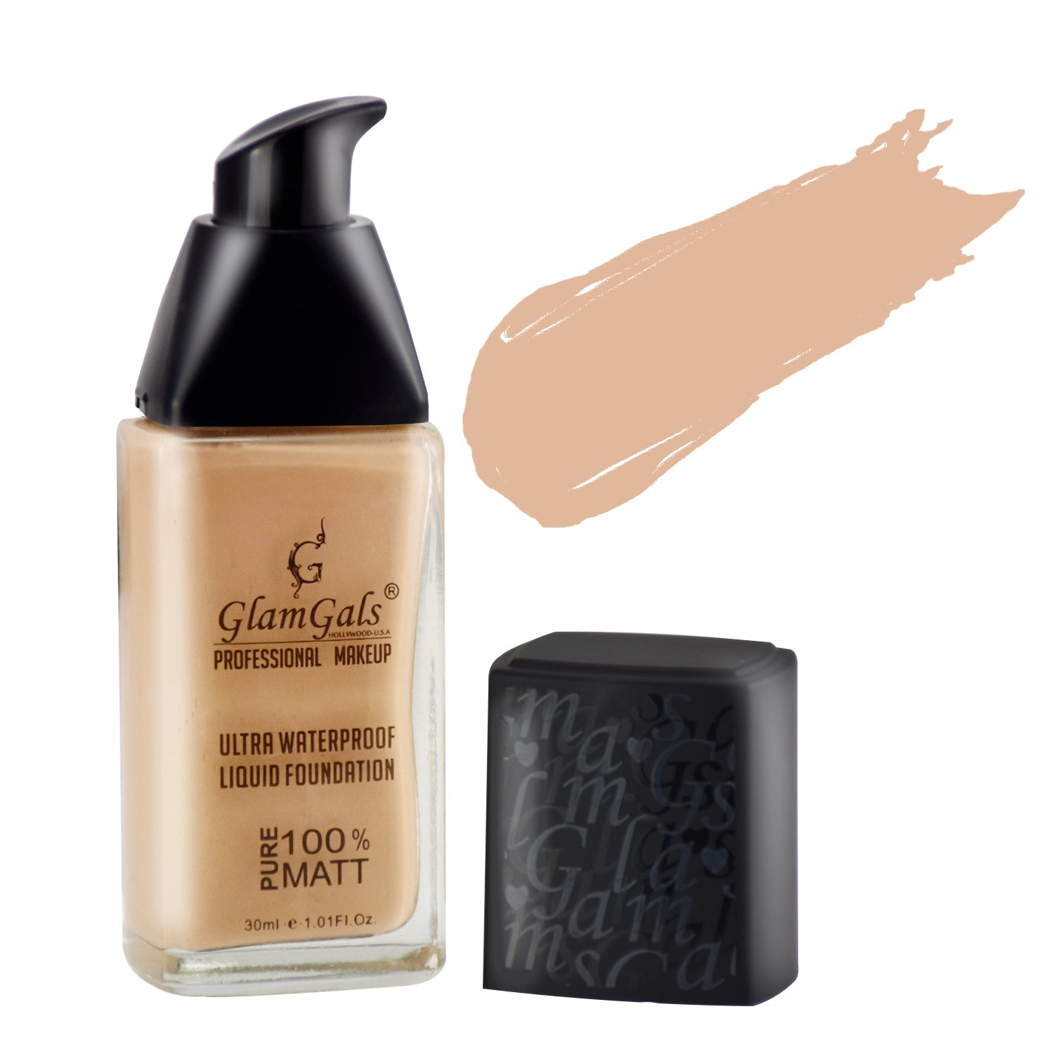 Glamgals Hollywood-U.S.A Ultra Water Proof Liquid Foundation, Rose Ivory