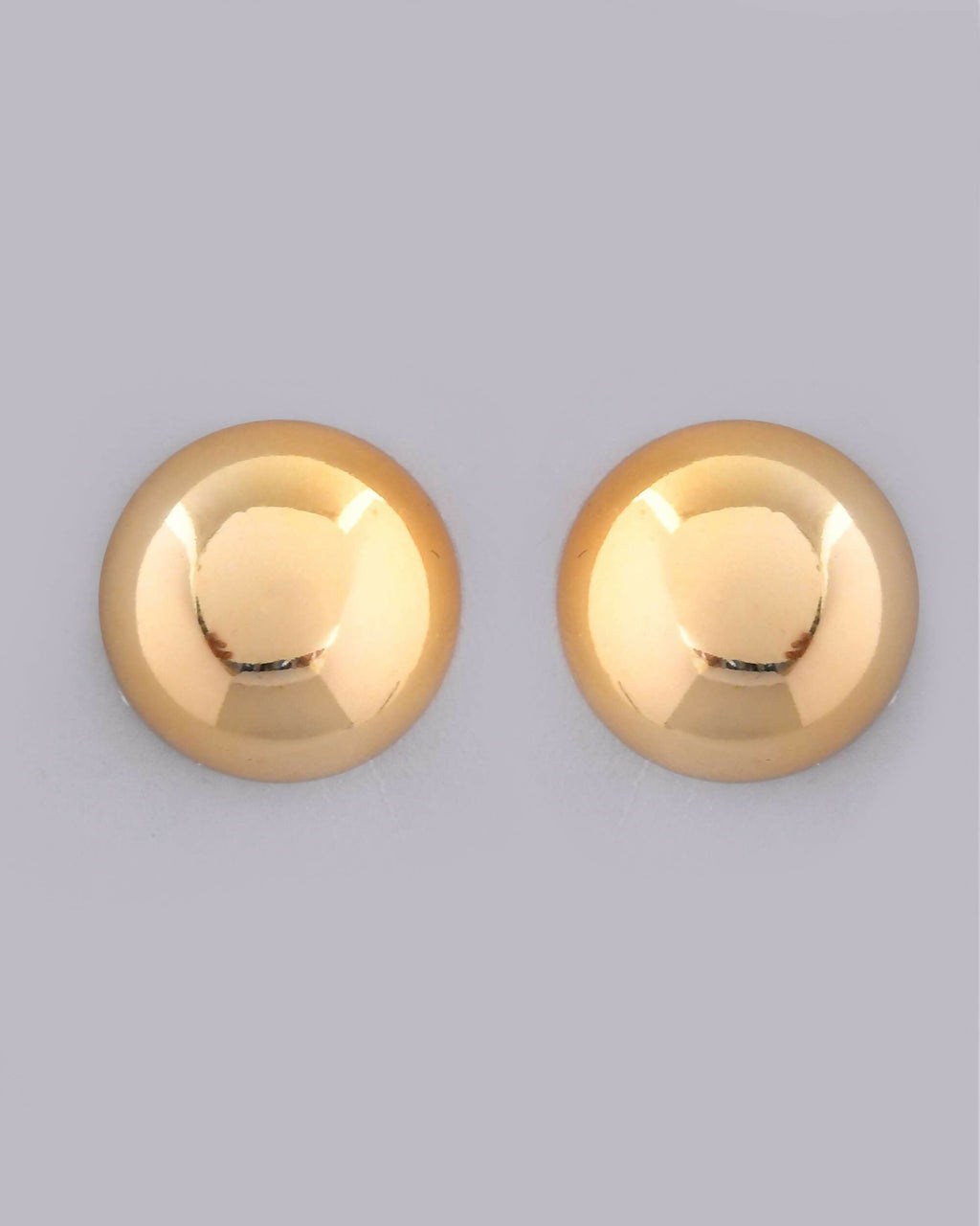 VOJ Gold-Polished Western Hasli with Studs Earrings Set