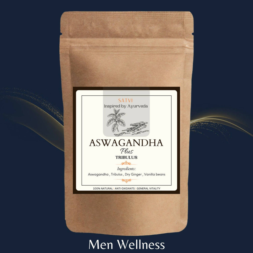 Satvi Wellness Ashwagandha Plus Tribulus | Men Wellness - Distacart