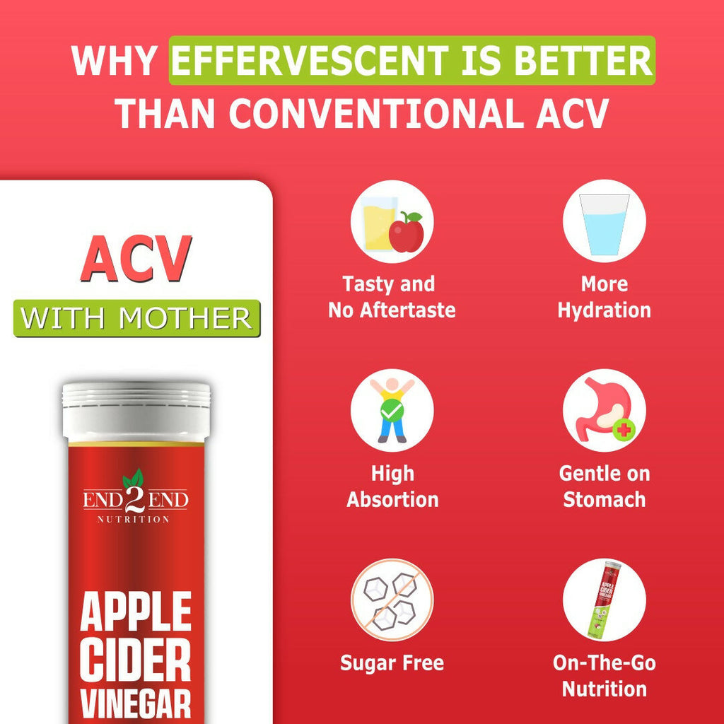 End2End Nutrition Apple Cider Vinegar Tablets - Distacart