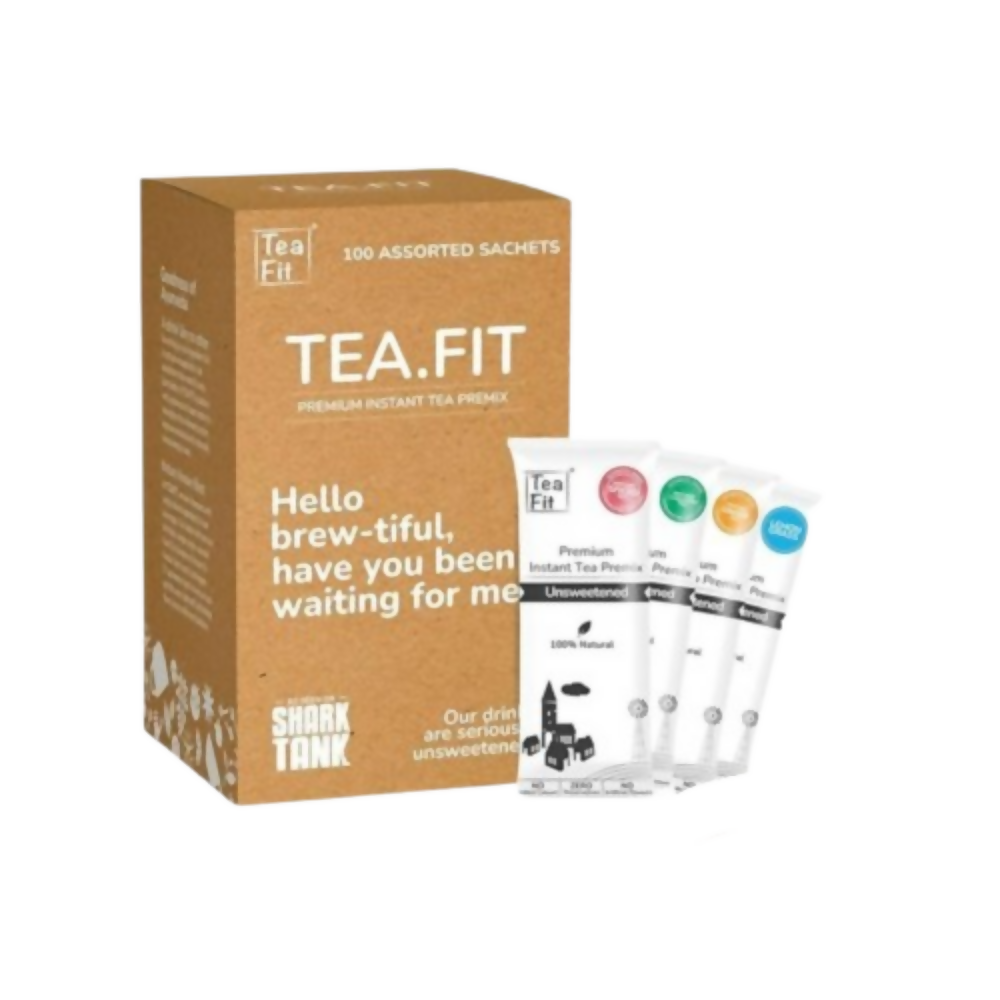 TeaFit Premium NO SUGAR Instant Assorted Tea Premix - Distacart