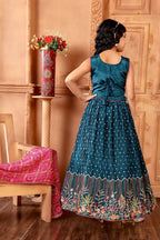 Kids Functional Designer Morepich Chinon Fab Lehenga choli - Aaradhna