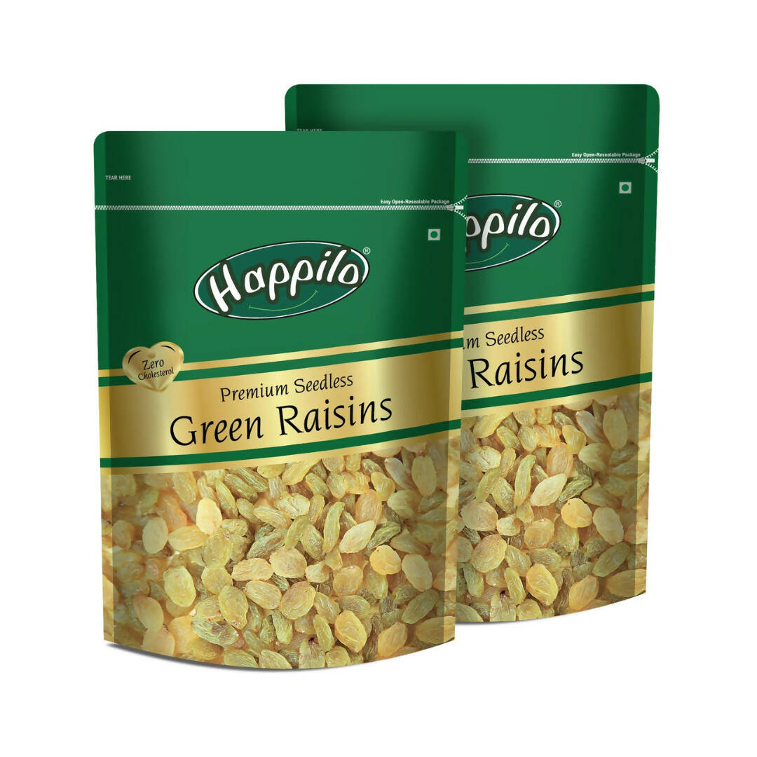 Happilo Premium Seedless Green Raisins