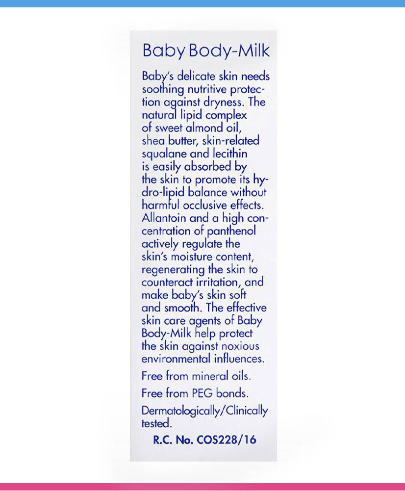 Sebamed Baby Body Milk For Dry Skin, Daily Moisturisation
