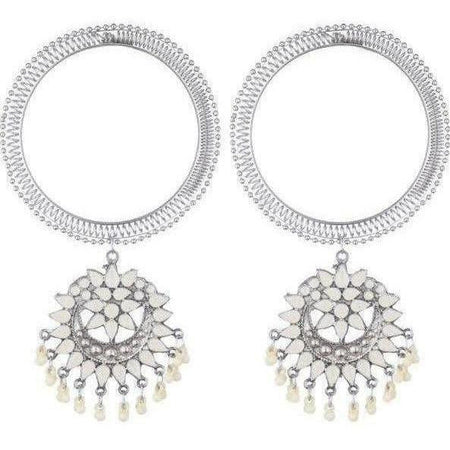 MS Fashion India Stylish And Trendy White Color Bangles