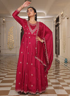Prazu Fashion Pink Soft Silk Thread Sequence Designer Suit - Distacart
