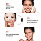 Lakme Blush And Glow Strawberry Sheet Mask use