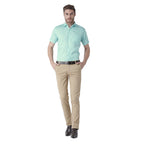 RIAG Green Men's Half Sleeves Solid Shirt - Distacart