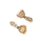 Nuyug 22K Gold Plated Aureate Swirl Jhumki Earrings - Distacart