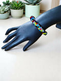 Inhanns Unisex Crystal Bloom – Adjustable Crystal Bead Bracelets - Multi Colour - Distacart