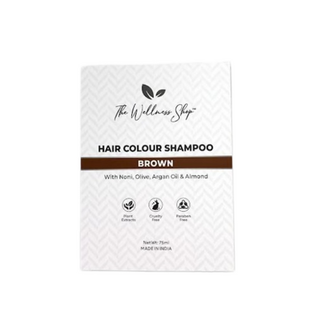 The Wellness Shop Hair Color Shampoo - Brown