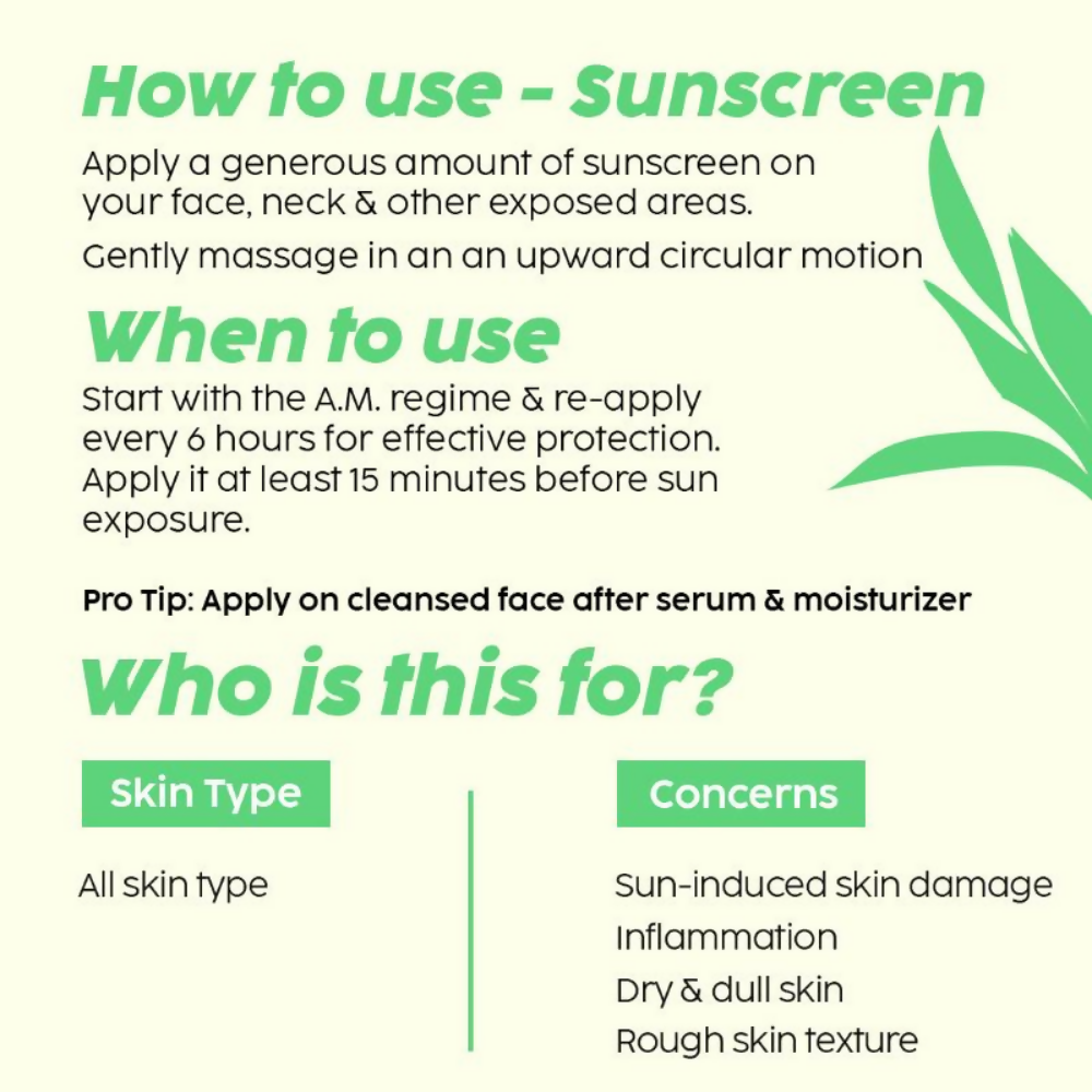 PLIX The Plant Fix Guava Glow With SPF 50+ Sunscreen & 3% Glycolic Acid Serum - Distacart