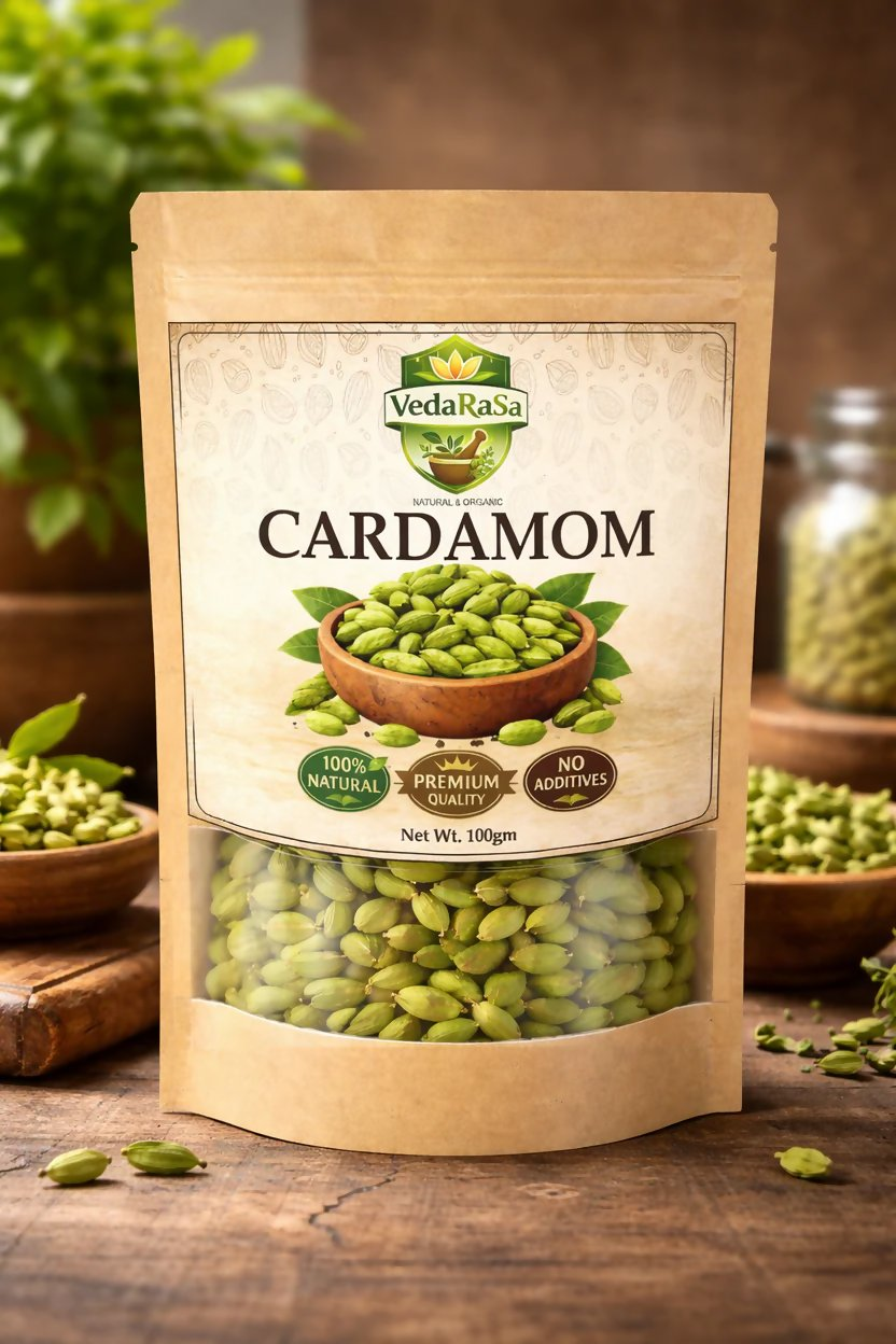 VedaRasa Raw Green Cardamom