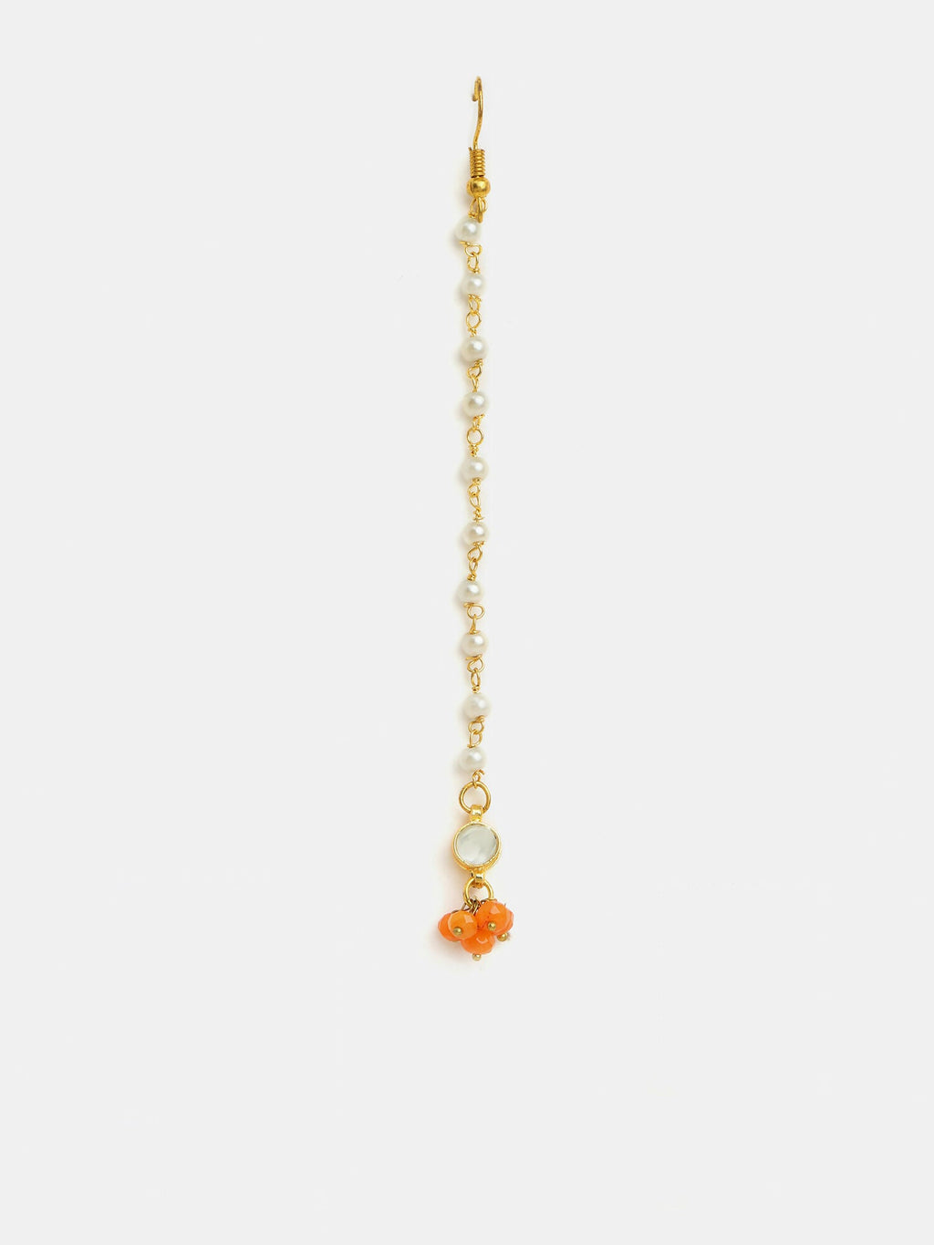 Ruby Raang Traditional Teardrop Maang Tikka - Distacart