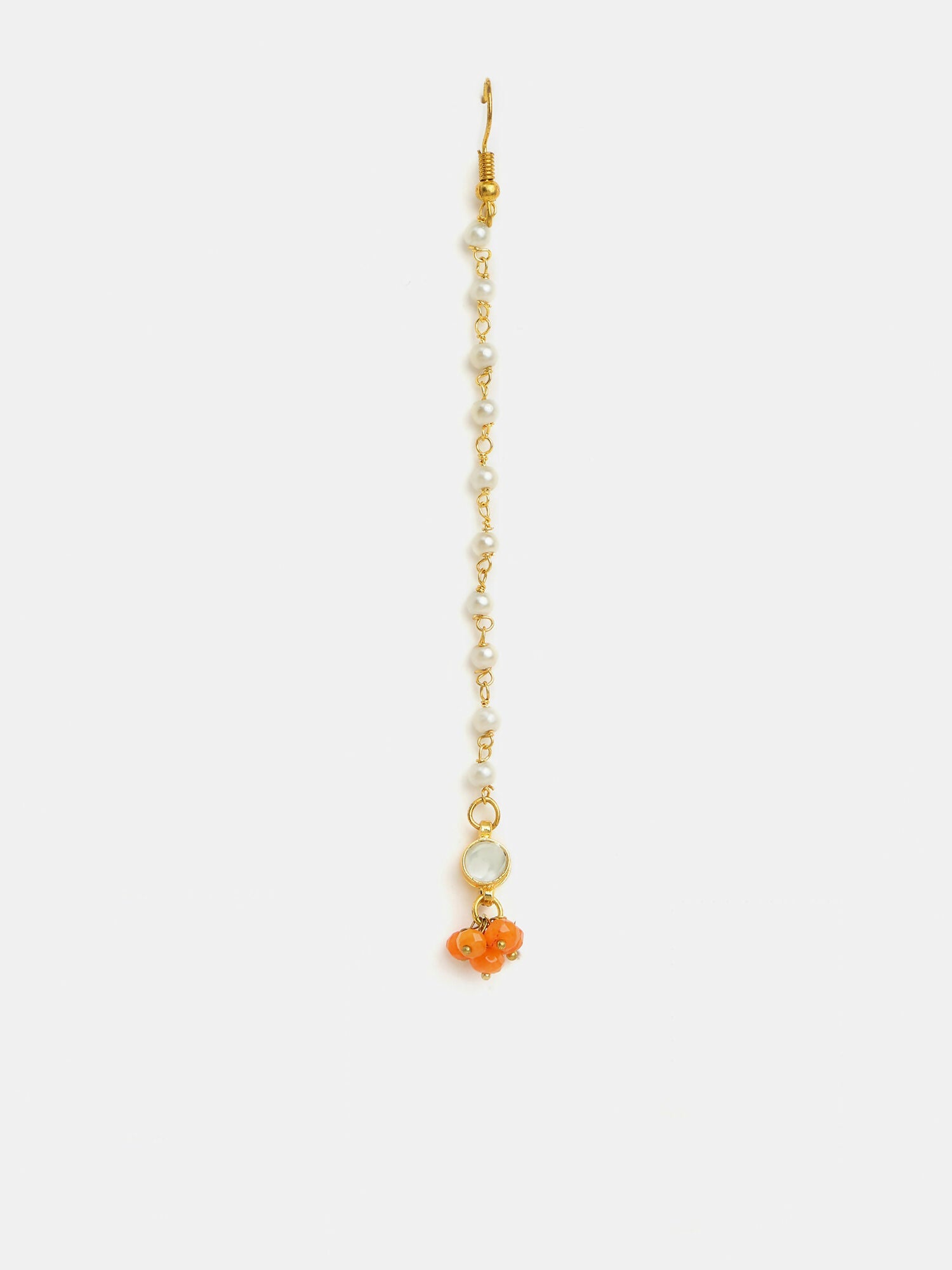Ruby Raang Traditional Teardrop Maang Tikka - Distacart
