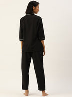 Jainish Women Black Night suit ( LNS 001Blackxxx ) - Distacart