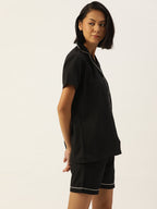 Jainish Women Black Night suit ( LNS 002Black ) - Distacart