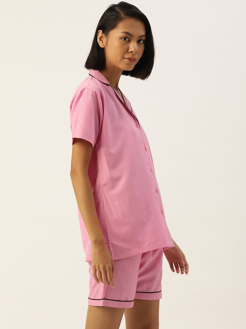 Jainish Women Pink Night suit ( LNS 002Pink ) - Distacart