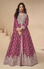 Anaita Magenta Chinon With Sequence Embroidery Salwar Suit - Distacart