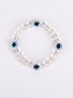 NVR White Crystal Evil Eye Bracelet for Men & Women - Distacart