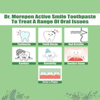 Dr. Morepen Active Smile Toothpaste with Bamboo Brush