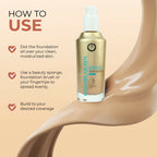 Colors Queen Airbrush Foundation With Primer - Rose Blush