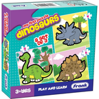 Frank Dinosaurs - A Set of 3 Jigsaw Puzzle for Kids - Distacart