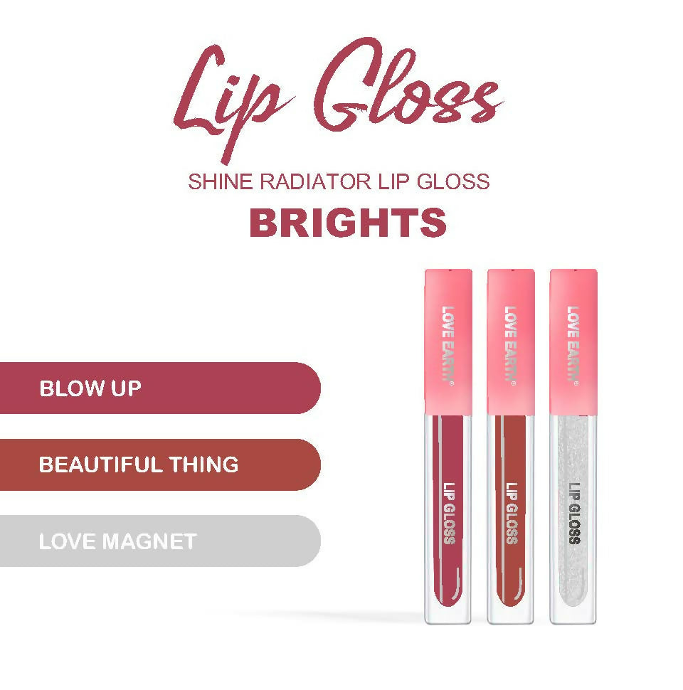 Love Earth Liquid Lip Gloss - Brights