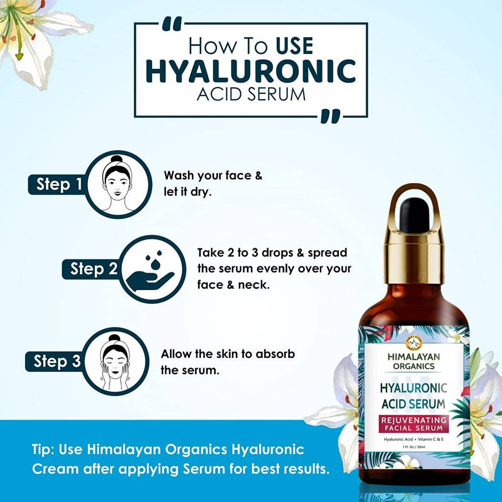 Himalayan Organics Hyaluronic Acid Serum Professional Facial Serum