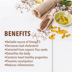 Nutriorg Flaxseed Oil Soft Gel Capsules - Distacart