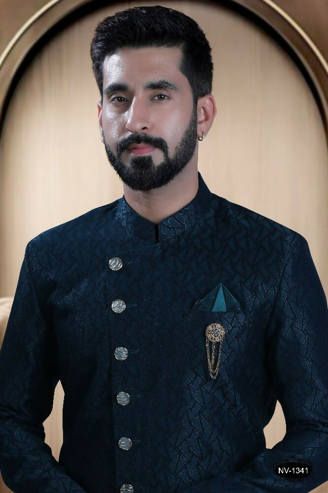 Joban Fashion Men's Blue TR Kurta with Pyjama