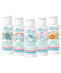 BabyChakra Wash, Shampoo, Massage Oil Hair Oil & Coconut Oil for Babies Combo