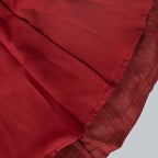 Pink Cow Fashions Red Ghagra Choli With Frill Dupatta