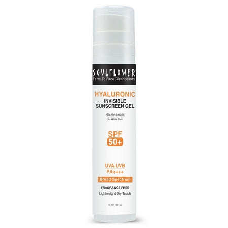 Soulflower Hyaluronic Invisible Sunscreen Gel