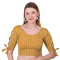 Vamika Hosiery Gold Half Sleeves Blouse