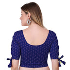 Vamika Hosiery Navy Blue Half Sleeves Blouse