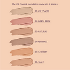 Glam21 Oil Control Hydrating Foundation - 02 Warm Beige