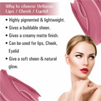 Vellasio Vegan Lip and cheek tint - Pink Brown