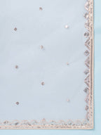 House of Panchhi Peach Net Gotapatti Work Lehenga & Blouse, Dupatta