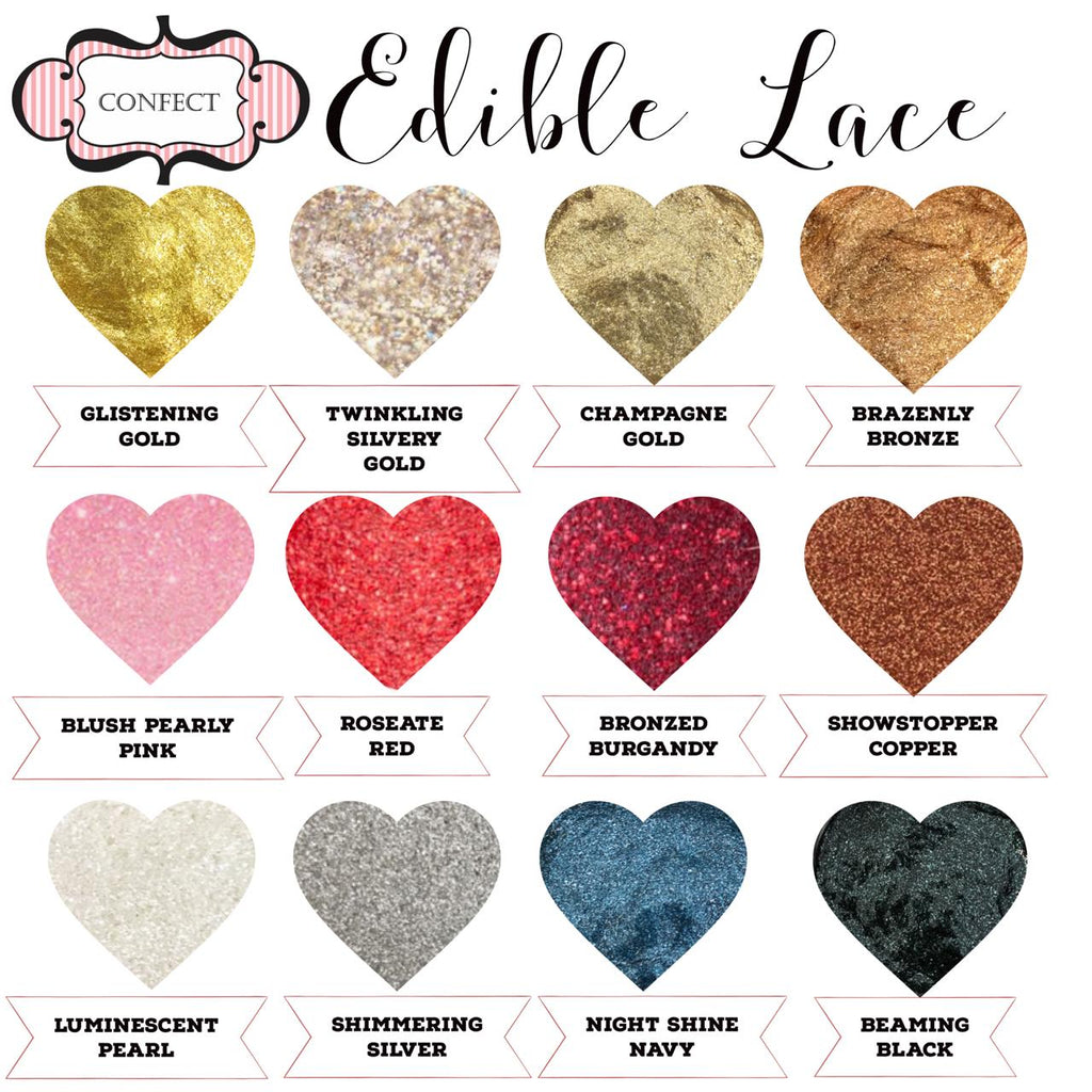 beaming black edible lace 100g