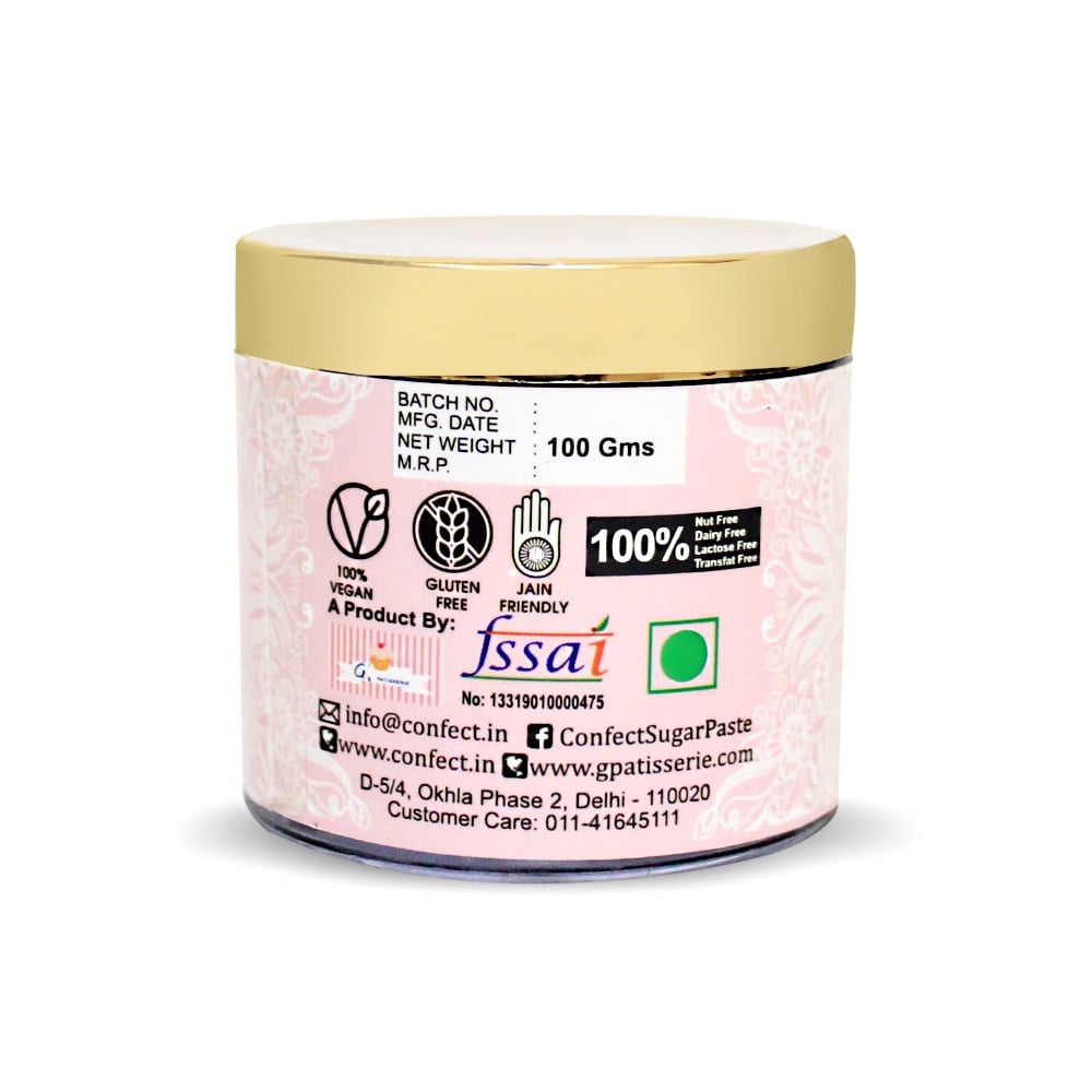 confect hot hot pink edible lace 100 gms