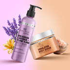 Botanic Hearth Bulgarian Lavender Bodywash & Himalayan Scrub