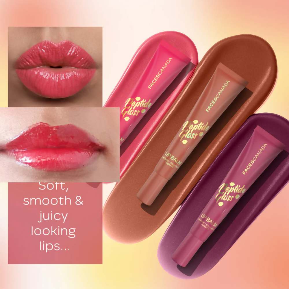 Faces Canada Peptide Gloss Lip Balm - Blush Bloom 02