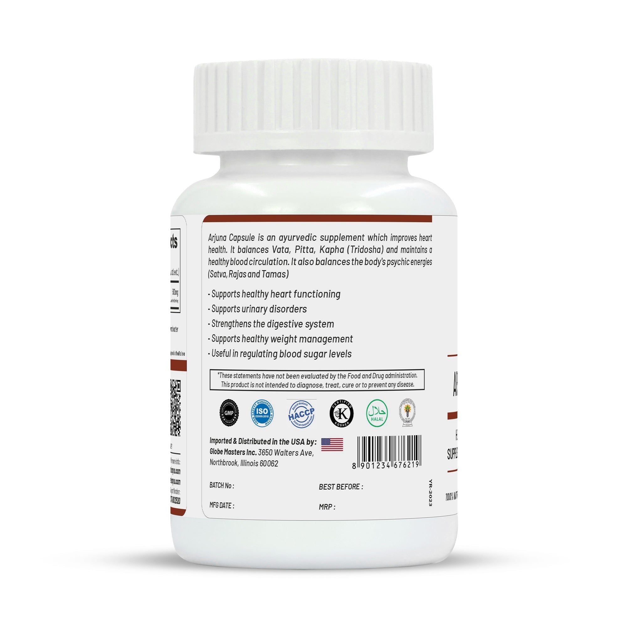 Life Aveda Arjuna Capsules - Distacart